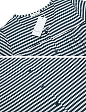 Load image into Gallery viewer, Ekouaer Sleepwear Lightweight Cotton Robe Button Front Housecoat Short Nightgown House Dress (Peacock Blue L)