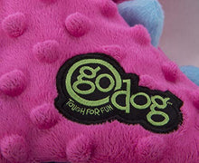 ギャラリービューアに画像を読み込み、goDog Dragon With Chew Guard Technology Tough Plush Dog Toy, Pink, Large
